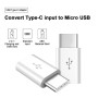 Αντάπτορας Micro-USB σε Type-C Λευκό