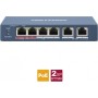 Hikvision DS-3E0106HP-E 6 Ports Unmanaged PoE Switch, 4xPoE Ports, 60Watt, 1xHi-PoE Port