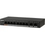 DAHUA PFS3010-8ET-96 8 Ports Fast Ethernet/2 Gigabit Ethernet Uplink Ports POE Switch 96W