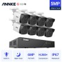 ANNKE SET 5MP N48PBB POE NVR 8 IP + 8 CAM ΕΞΩΤΕΡΙΚΕΣ I51DL 5MP 2.8mm