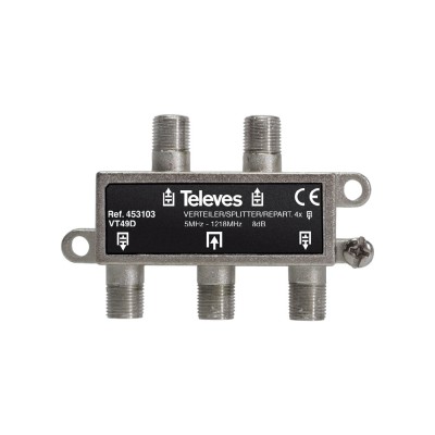 TELEVES 453103 splitter 4 ways F 5-1218 MHz