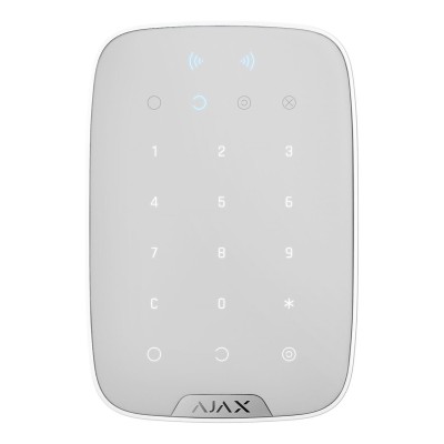 Ajax KeyPad Plus Ασύρματο πληκτρολόγιο Λευκό 26078.83.WH