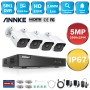 ANNKE DW41JD 4CH 5MP DVR + 4 CAM CR1BG 5MP ΕΞΩΤΕΡΙΚΕΣ FULL SET