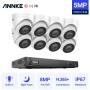 ANNKE SET 5MP N46PCK POE NVR 16 IP + 8 CAM ΕΞΩΤΕΡΙΚΕΣ I51DM 5MP 2.8mm