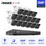 ANNKE SET 5MP N46PCK POE NVR 16 IP + 16 CAM ΕΞΩΤΕΡΙΚΕΣ I51DL 5MP 2.8mm