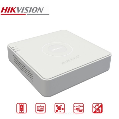 HIKVISION DS-7104HGHI-K1(S)  Καταγραφικό 4 καναλιών