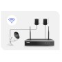 ANNKE WS500 SET DIY WIFI NVR 5MP 8ch + 4 WIFI ΜP με ήχο εξωτερικές κάμερες με ενσωματομένο σκληρό δίσκο 1TB