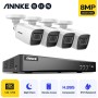 ANNKE SET 4K  DT81DP 5σε1 DVR 8ch + 4 CAM ΕΞΩΤΕΡΙΚΕΣ CR1BL 4K 2.8mm