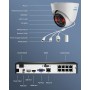 Reolink Set 12MP RLK8-1200D4-A NVR 8ch + 4 dome κάμερες εξωτερικού χώρου + 2 TB HDD