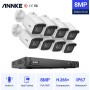 ANNKE SET 8MP N46PCK POE NVR 16 IP + 8 CAM ΕΞΩΤΕΡΙΚΕΣ I91BL 8MP 2.8mm PN: N46PCK8I91BL