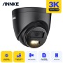 ANNKE I51EH Black 3K 2.8mm IP POE dome camera με μικρόφωνο Smart Dual Light ( IR & NightChroma)