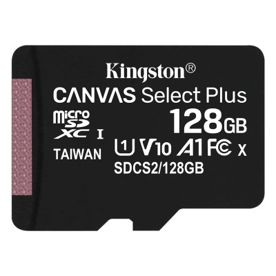 Kingston Canvas Go! Plus microSDXC 128GB Class 10 U3 V30 UHS-I  A2