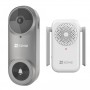EZVIZ DB2 PRO 3K 5MP Video Doorbell Battery-Powered Wifi with Chime Space Grey