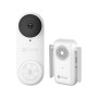EZVIZ DB2 Pro 5MP Video Doorbell Battery-Powered Wifi with Chime Classic White