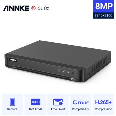 ANNKE D961BB 4K  Καταγραφικό 16 καναλιών & 16 IP