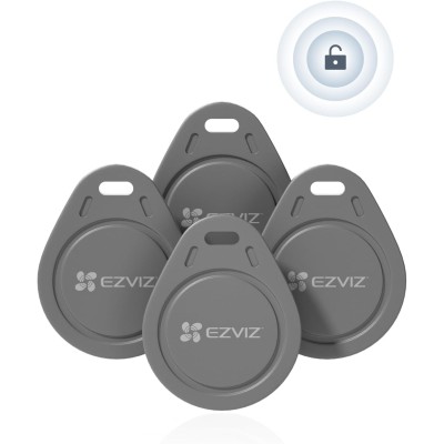 EZVIZ CS-DL-IC-CPU-R200 (GR) Proximity Tag Grey 4-Pack