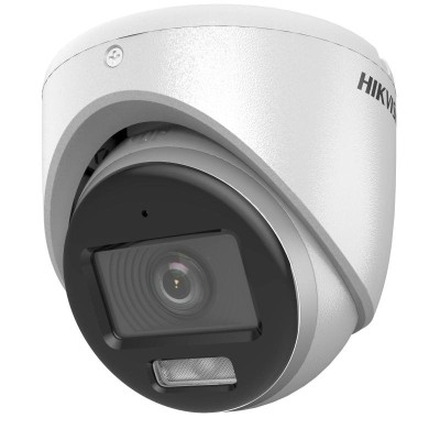 HIKVISION DS-2CE70KF0T-LMFS 2.8mm mini Dome 3K Smart Hybrid Light ColorVu με ενσωματωμένο μικρόφωνο