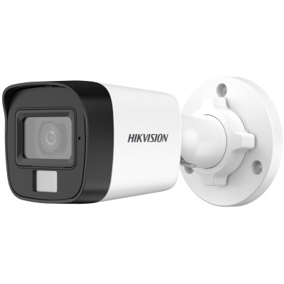 HIKVISION DS-2CE16D0T-LPFS 2.8mm Bullet Camera 2MP (4 in 1) Dual-Light  Built-in Microphone