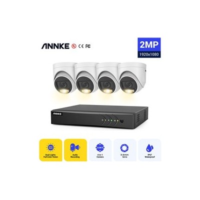 ANNKE DW81KD 8CH 3K DVR + 4 CAM CT1GU*4 2MP