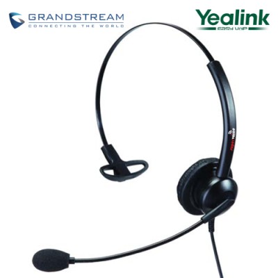 Supervoice SVC101 Call Center Headset Mono with QD to RJ9 connecting cord