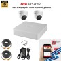 HIKVISION SET 5MP DS-7104HUHI-K1 + 2 ΚΑΜΕΡΕΣ HIKVISION DS-2CE56H0T-ITPF 2.8mm